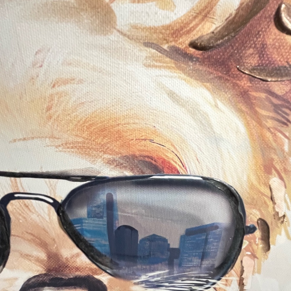 Stylish Dog with Sunglasses Art Painting, beutyfull - Picture 16 of 16